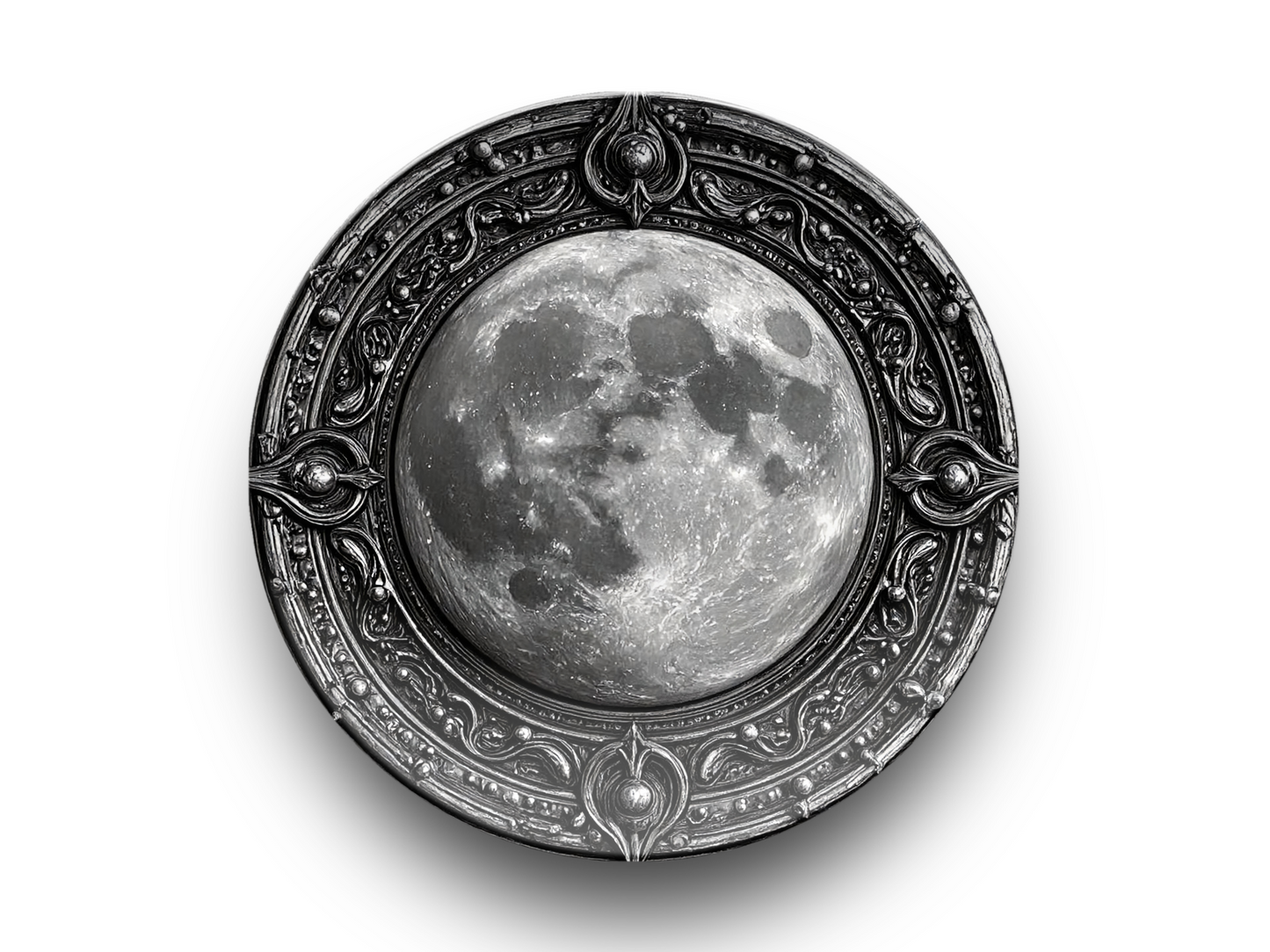 Gothic Full Moon Decorative Plate
