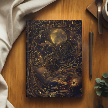 Celestial Dreams Journal with Elegant Night Sky Design