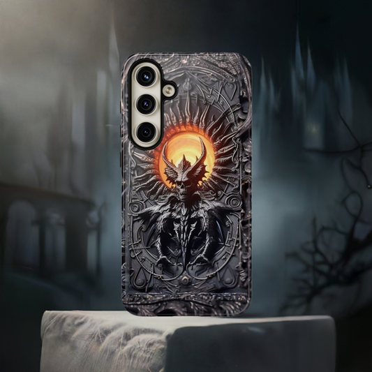 Skeletal Demonic King Phone Case – Ornate Gothic Design for iPhone, Samsung Galaxy, and Google Pixel Devices