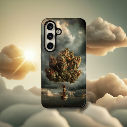 Cannabis Balloon Adventure Phone Case - For iPhone, Samsung Galaxy, and Google Pixel Devices