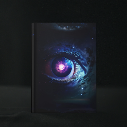 The All-Seeing Eye Hardcover Notebook – Cosmic Design Journal for Creative Writing and Mystical Reflections