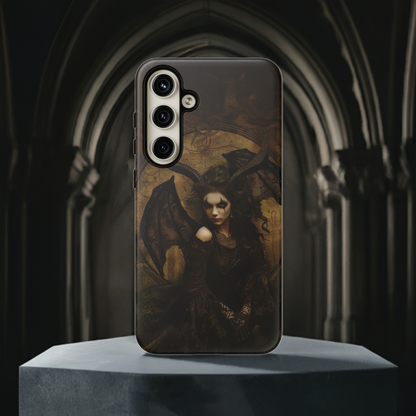 Demon Lilith Gothic Phone Case for iPhone, Samsung Galaxy, Google Pixel - Dark Fantasy Art