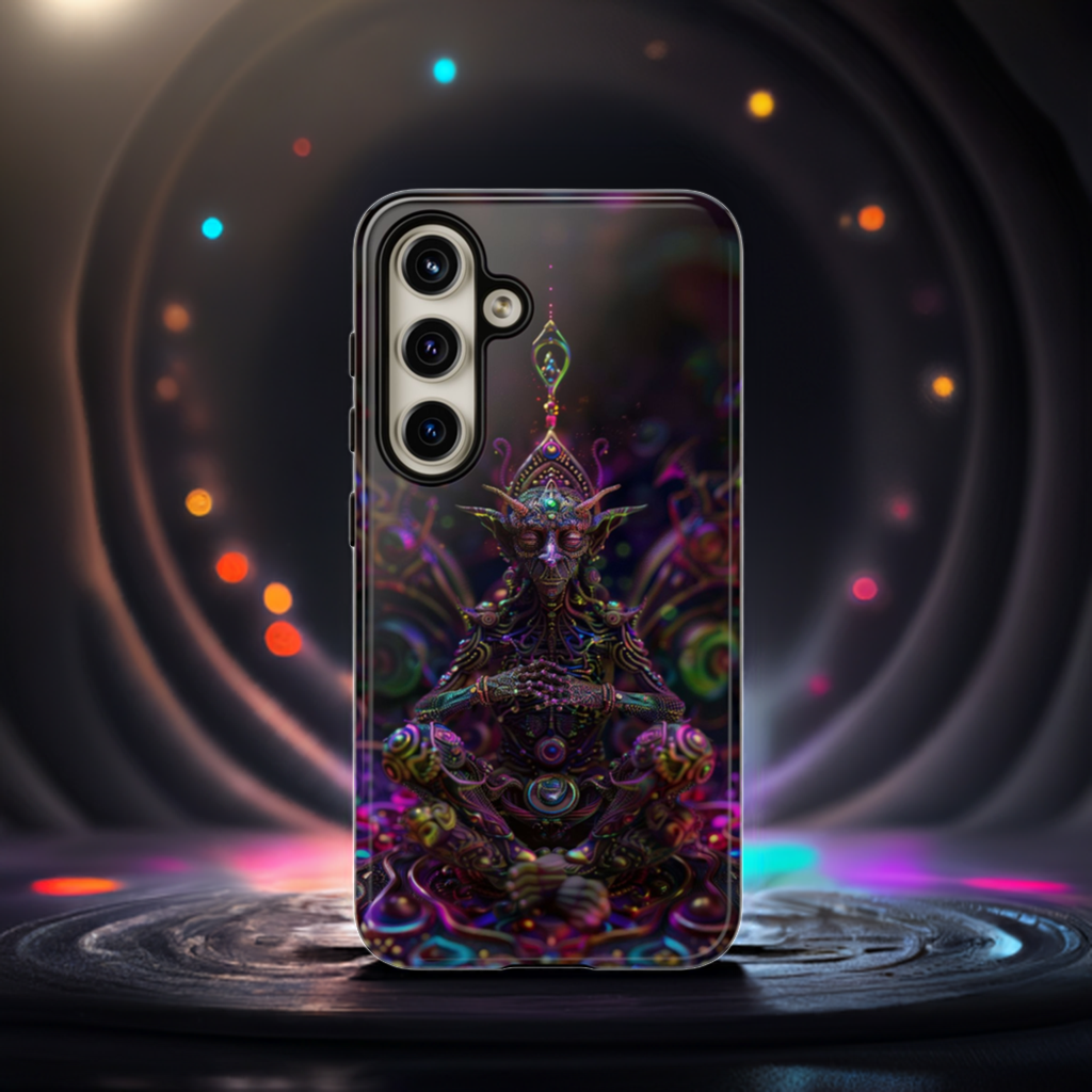 Mystical Machine Elf Phone Case - Psychedelic Vibes for iPhone, Samsung, Google Pixel