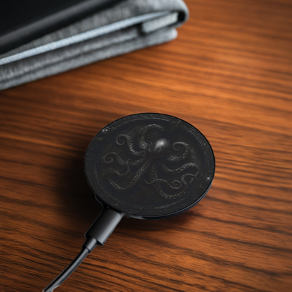 Cthulhu Wireless Magnetic Induction Phone Charger - Gothic Lovecraftian Tech Decor