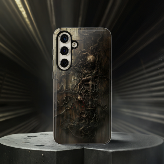 Creeping Dread Phone Case - Giger-Inspired Art for iPhone, Samsung Galaxy, and Google Pixel Devices