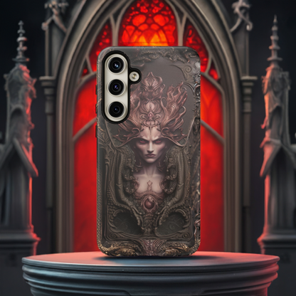 Dark Lilith Phone Case – Horned Hell Horror Design for iPhone, Samsung Galaxy, and Google Pixel Devices