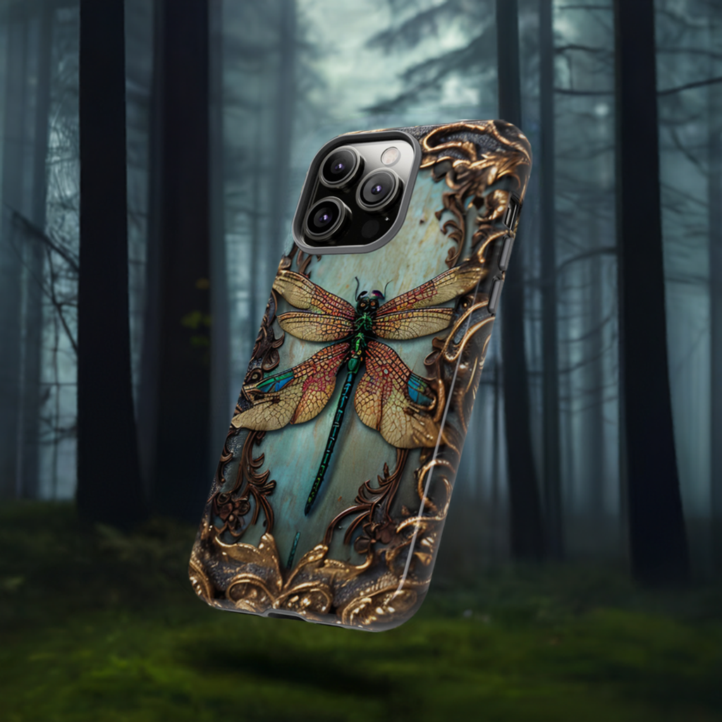 Dragonfly Phone Case – Elegant Nature-Inspired Design for iPhone, Samsung Galaxy, and Google Pixel Devices