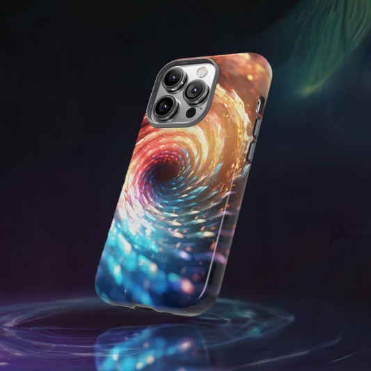 Crystal Portal of Light Phone Case – Vibrant Cosmic Design for iPhone, Samsung Galaxy, and Google Pixel Devices