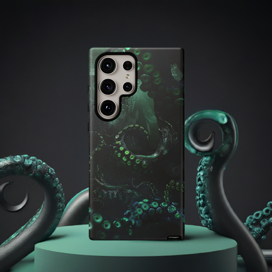 Tentacles from the Deep Tough Phone Case – Lovecraftian Horror Design for iPhone, Samsung Galaxy, and Google Pixel Devices