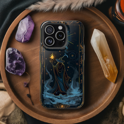 Enchanted Wizard Spellcaster Galaxy Phone Case - Mystical Wizardry Art For iPhone, Samsung Galaxy, and Google Pixel Devices