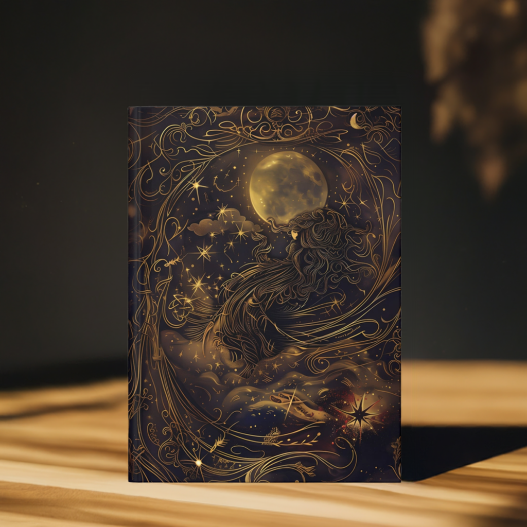 Celestial Dreams Journal with Elegant Night Sky Design