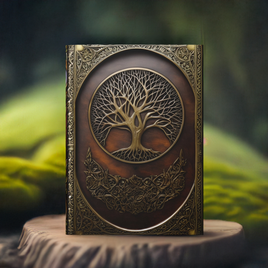 Tree of Life Hardcover Notebook – Elegant Nature-Inspired Journal for Writing and Creative Reflections