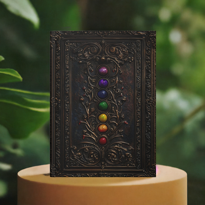 Chakra Stones Hardcover Notebook - Mystical Journal for Spiritual Writing