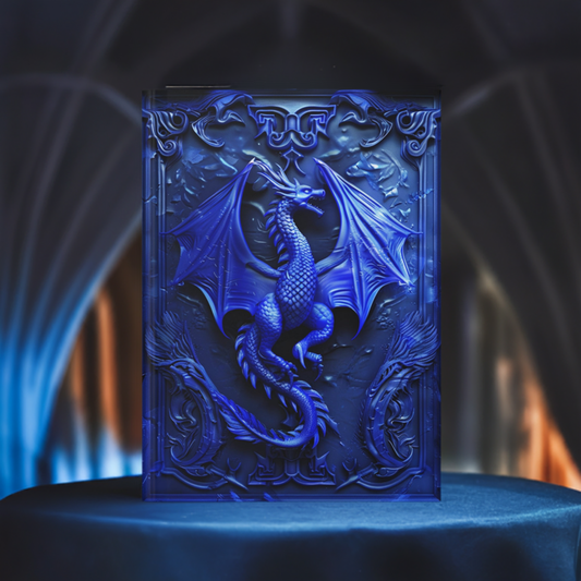 Book of the Blue Dragon Hardcover Notebook – Mystical Journal for Fantasy and Creative Writing