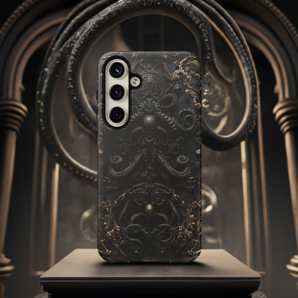 Gothic Steampunk Tentacle Phone Case - Unique Gothic Design for iPhone, Samsung Galaxy, and Google Pixel Devices