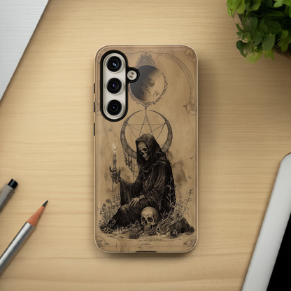 Gothic Reaper Phone Case - Dark Aesthetic Art for iPhone, Samsung, Google Pixel