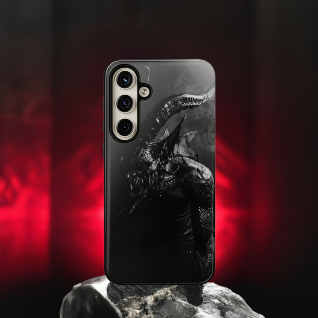 Dark Demon Phone Case – Possessed Horror Design for iPhone, Samsung Galaxy, and Google Pixel Devices