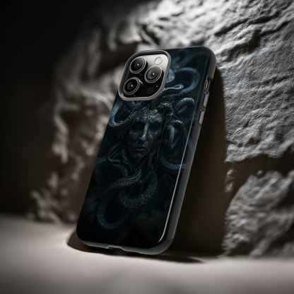 Medusa's Gaze Phone Case - Dark Mythological Design for iPhone and Samsung Galaxy Devices