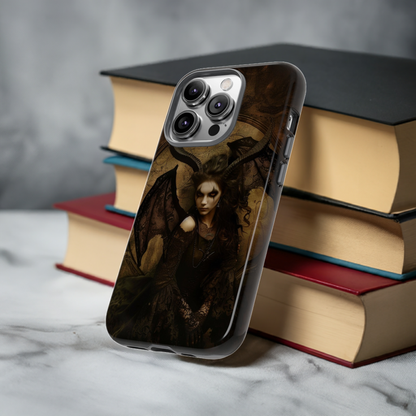 Demon Lilith Gothic Phone Case for iPhone, Samsung Galaxy, Google Pixel - Dark Fantasy Art