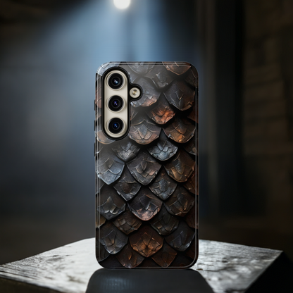 Dragon Scales Phone Case – Fantasy DnD Roleplay Design for iPhone, Samsung Galaxy, and Google Pixel Devices