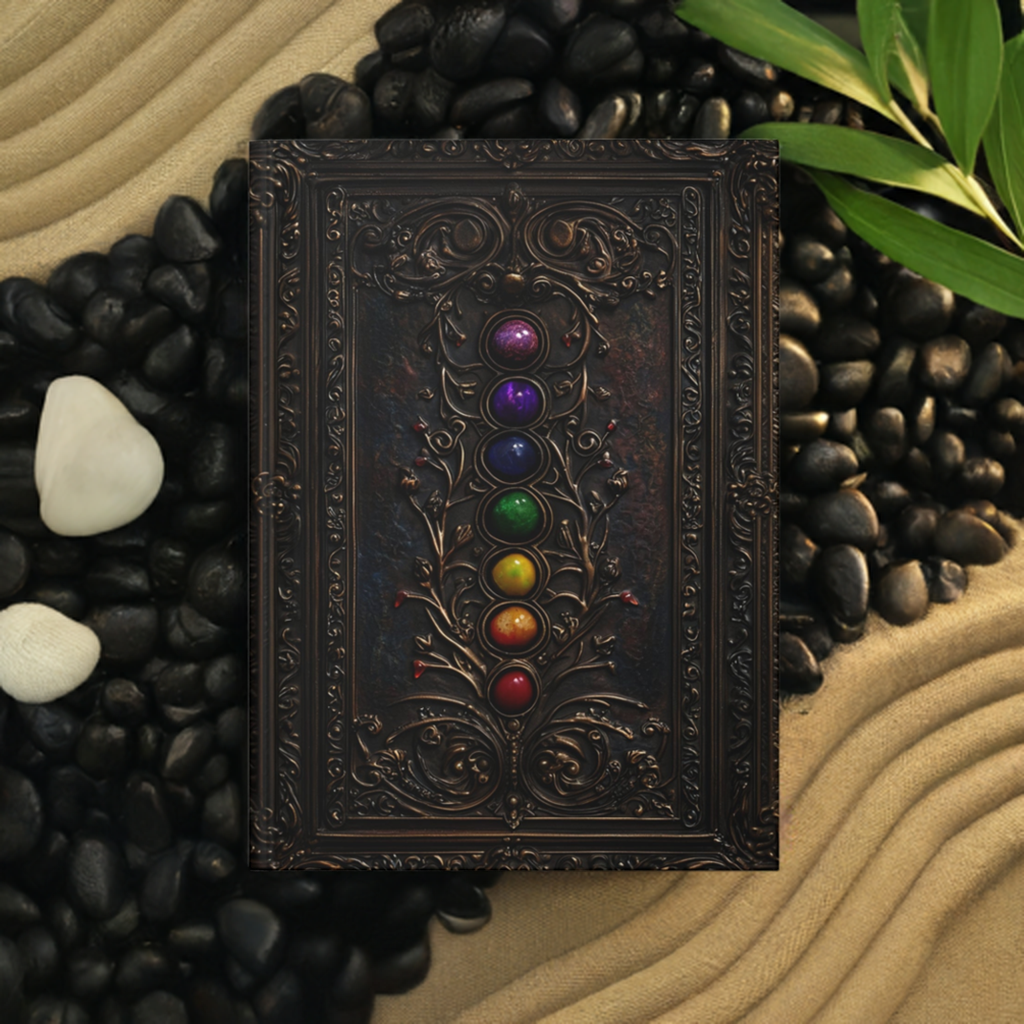 Chakra Stones Hardcover Notebook - Mystical Journal for Spiritual Writing