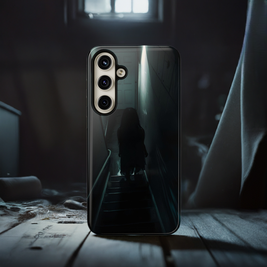 Creepy Ghost Girl Phone Case – Horror Possessed Design for iPhone, Samsung Galaxy, and Google Pixel Devices