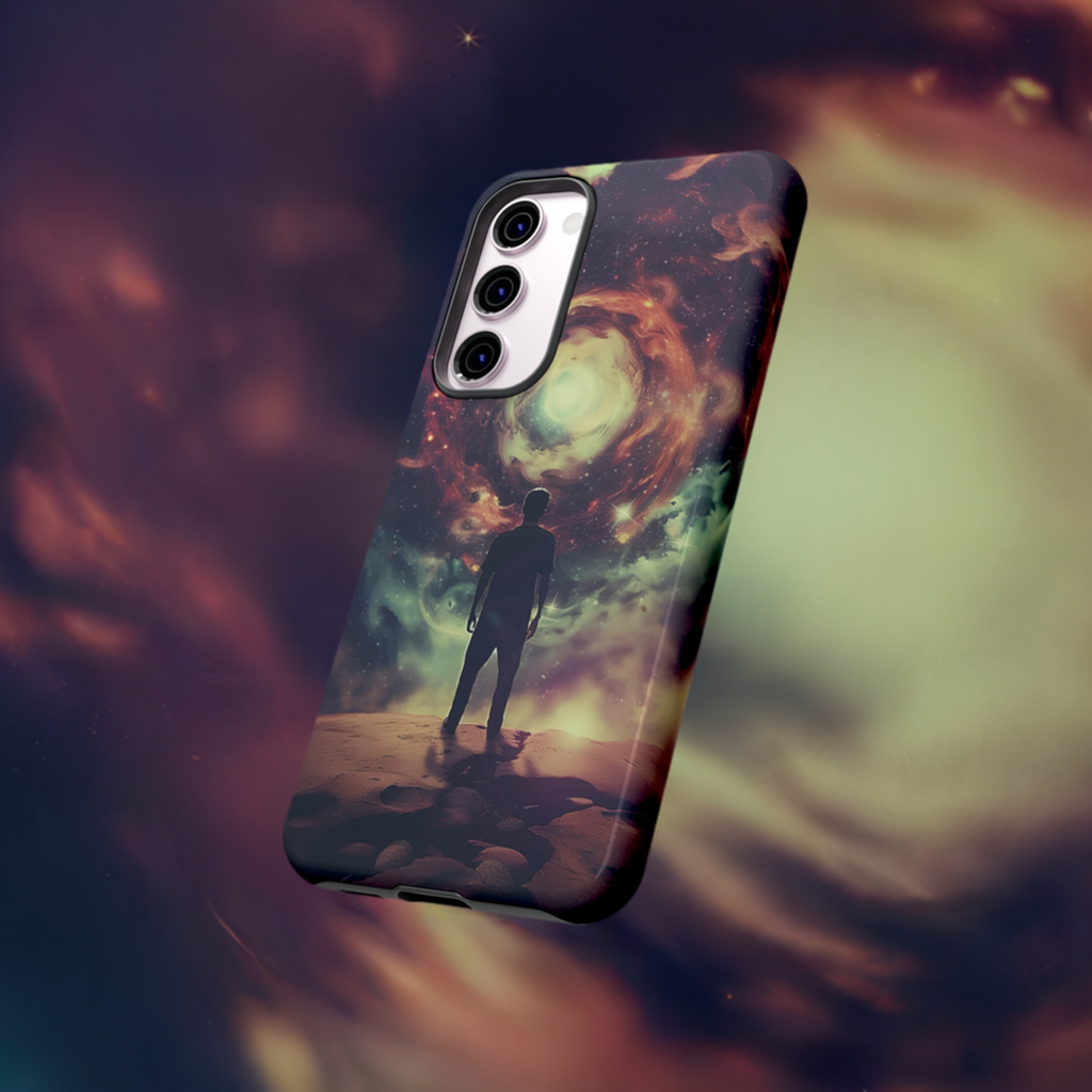 Beyond This World Phone Case – Psychedelic Astral Dream Design for iPhone, Samsung Galaxy, and Google Pixel Devices