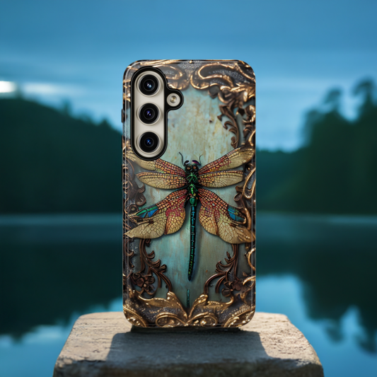 Dragonfly Phone Case – Elegant Nature-Inspired Design for iPhone, Samsung Galaxy, and Google Pixel Devices