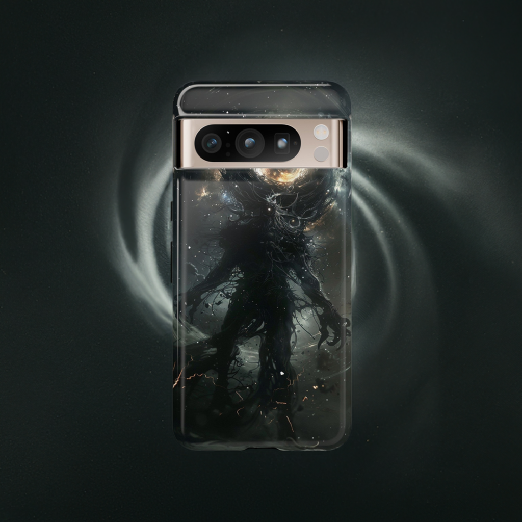 Cosmic Horror Nebula Phone Case – Dark Space Monster Design for iPhone, Samsung Galaxy, and Google Pixel Devices