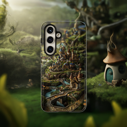 Fairy Kingdom Phone Case - Enchanted Castle Artwork for iPhone, Samsung Galaxy, and Google Pixel Devices