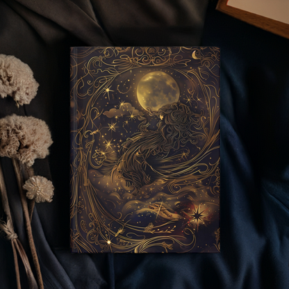 Celestial Dreams Journal with Elegant Night Sky Design