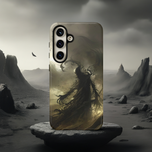 Dark Spirit Phone Case – Grim Reaper Haunting Design for iPhone, Samsung Galaxy, and Google Pixel Devices