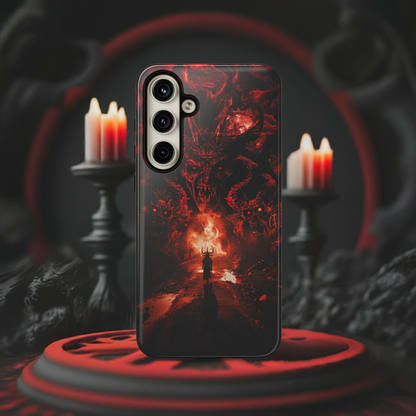 The Road to Hell Phone Case – Gothic Demon and Devil Design for iPhone, Samsung Galaxy, and Google Pixel Devices