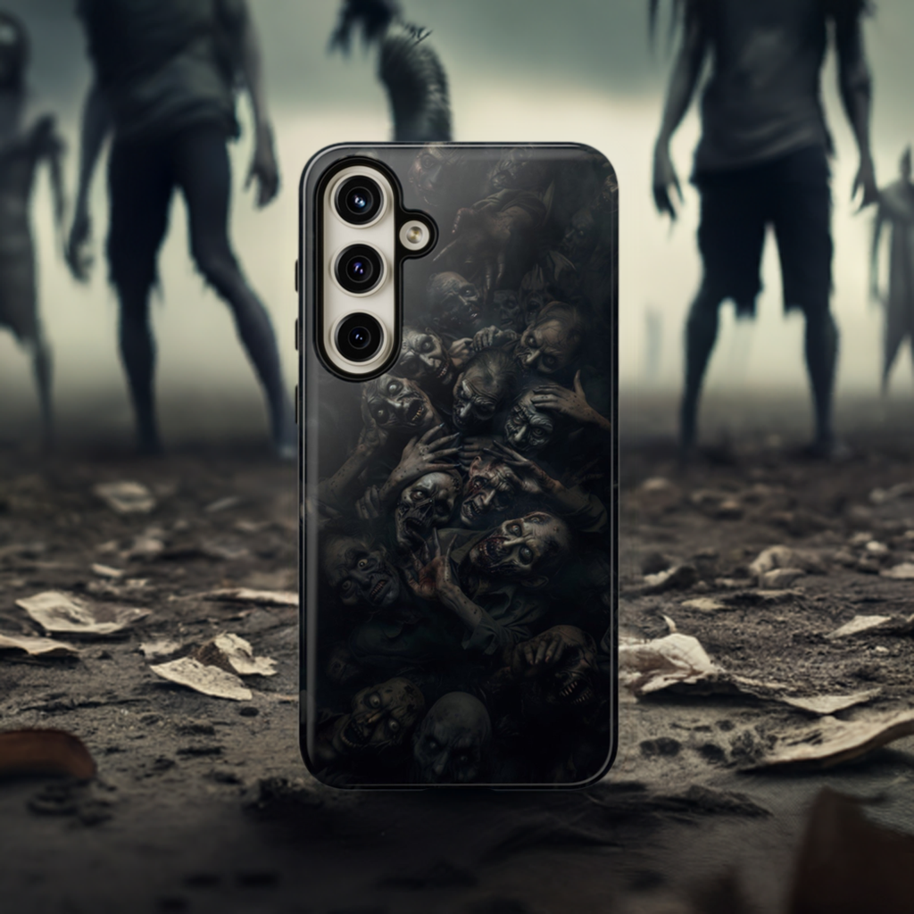 Zombie Horde Phone Case – Horror Design for iPhone and Samsung Galaxy Devices