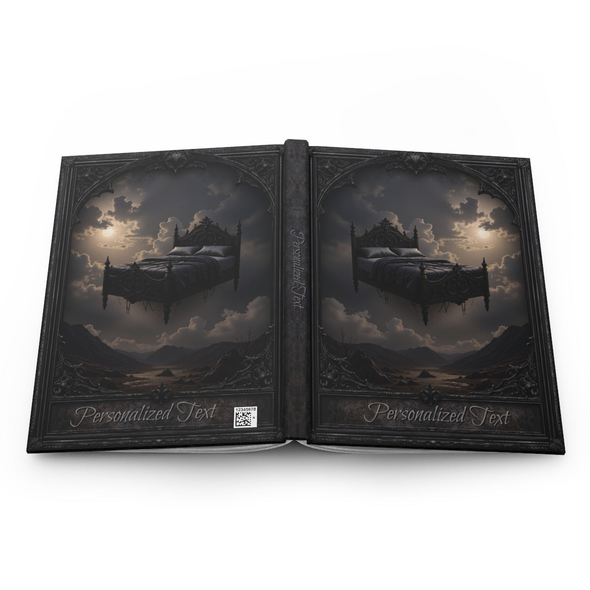 Moonlit Dreamscape Journal - Personalized Gothic Notebook
