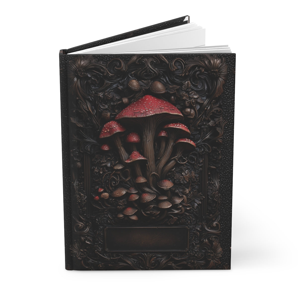 Enchanted Mushroom Personalized Hardcover Journal