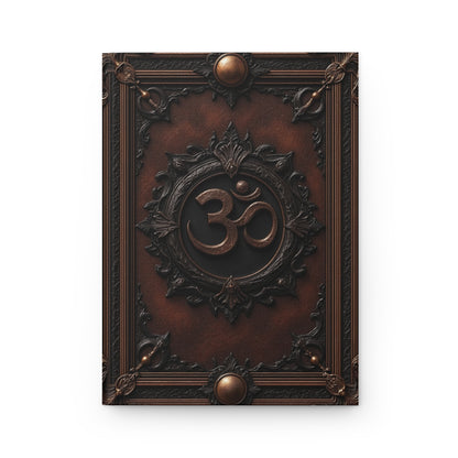 Sacred Om Symbol Hardcover Journal