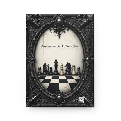 Personalized Chess-Themed Journal with Customizable Cover Text