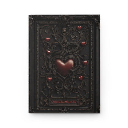 Personalized Heart-Inspired Hardcover Notebook