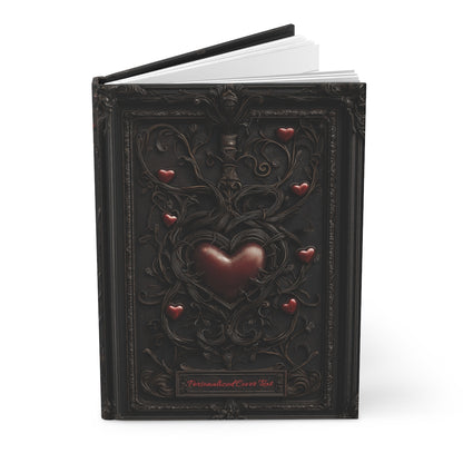 Personalized Heart-Inspired Hardcover Notebook