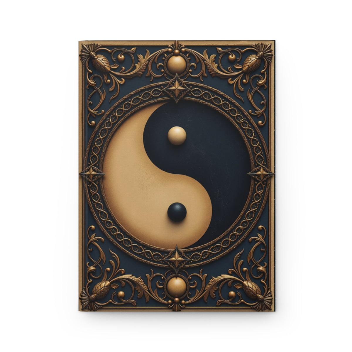 Elegant Yin-Yang Hardcover Journal