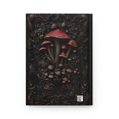 Enchanted Mushroom Personalized Hardcover Journal