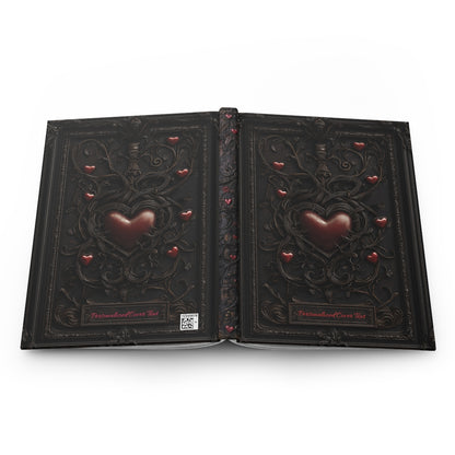 Personalized Heart-Inspired Hardcover Notebook