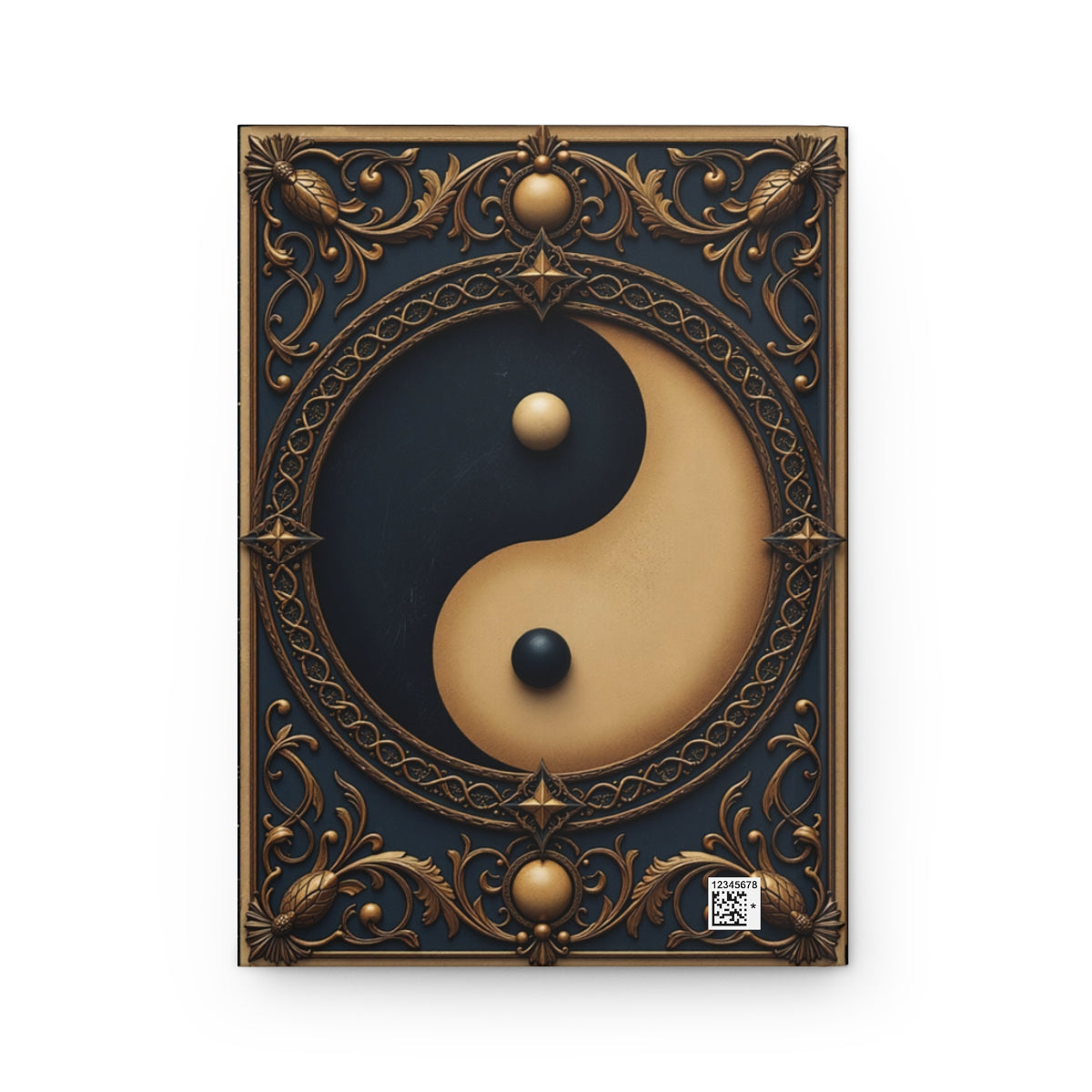 Elegant Yin-Yang Hardcover Journal