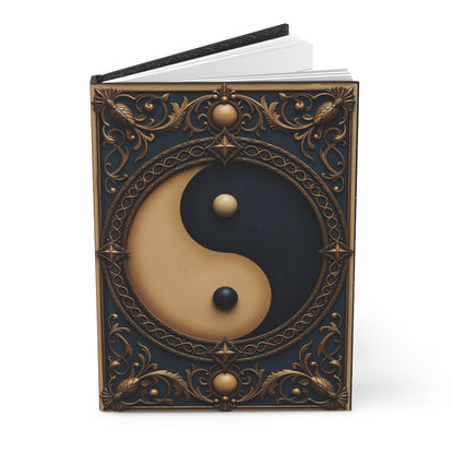 Elegant Yin-Yang Hardcover Journal