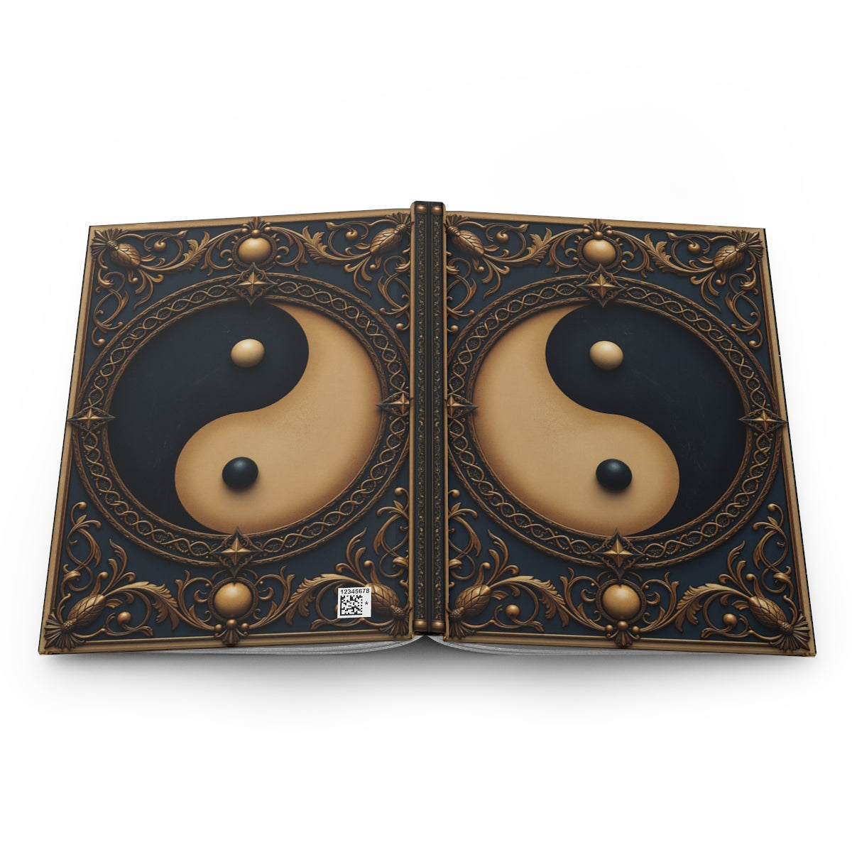 Elegant Yin-Yang Hardcover Journal