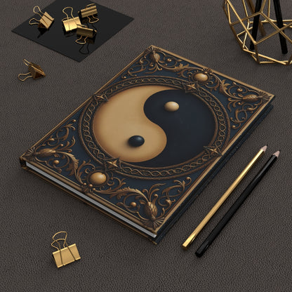 Elegant Yin-Yang Hardcover Journal
