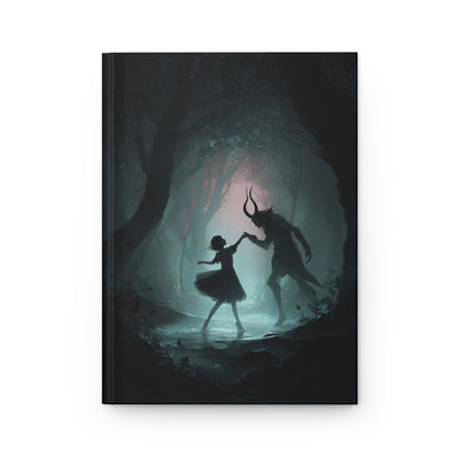 Dark Faun Forest Dance Journal – Gothic Fantasy Notebook with Optional Personalized Text