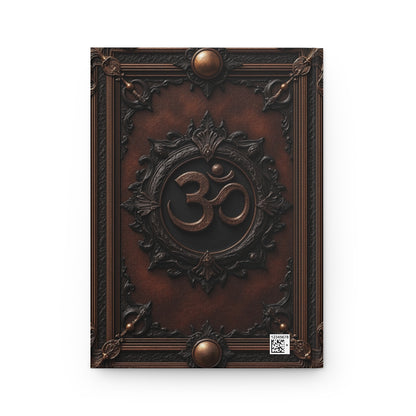 Sacred Om Symbol Hardcover Journal