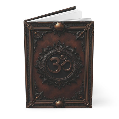 Sacred Om Symbol Hardcover Journal
